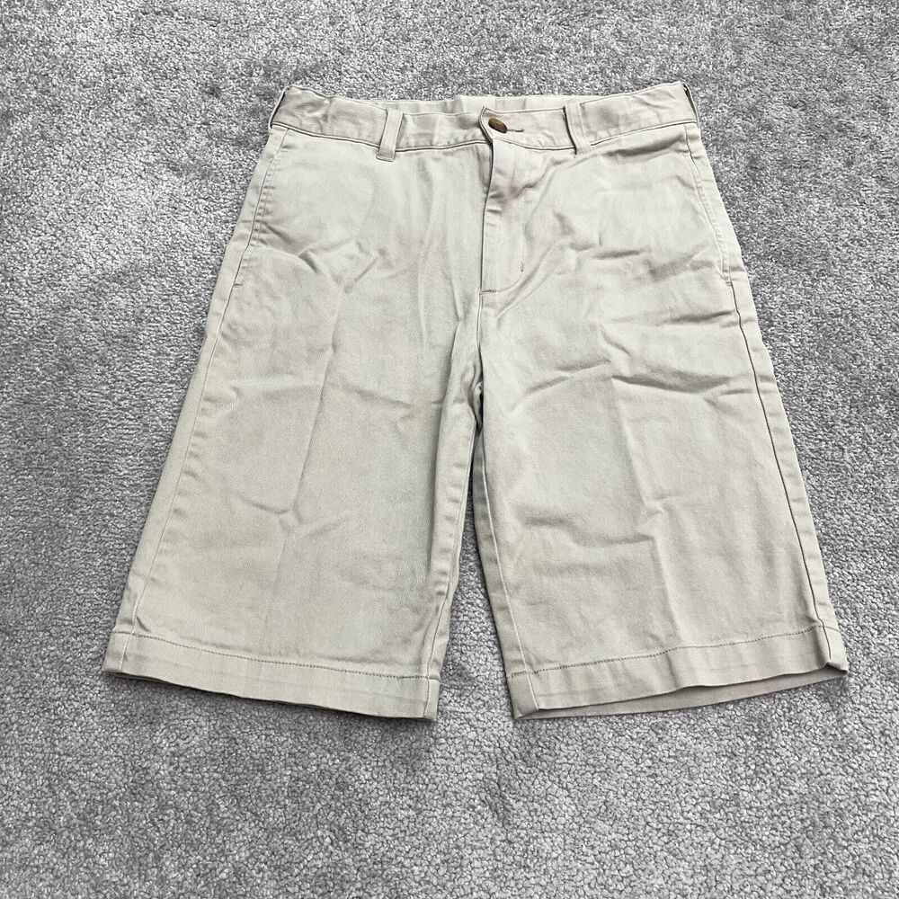 Wonder Nation Uniform Chino Khaki Shorts Boys Kids 1 Beige Cotton Casual Classic
